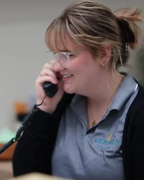 Booking appointments at reception